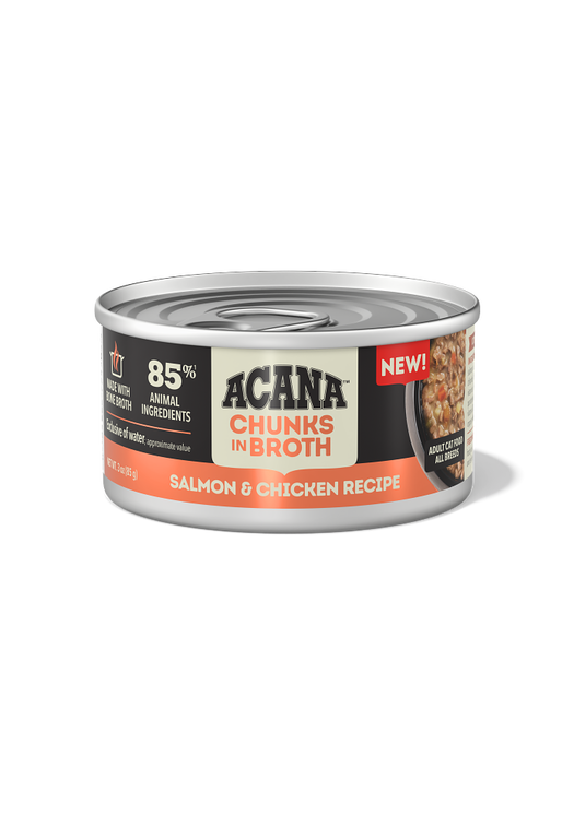 Chunks in Broth Salmon & Chicken Recipe